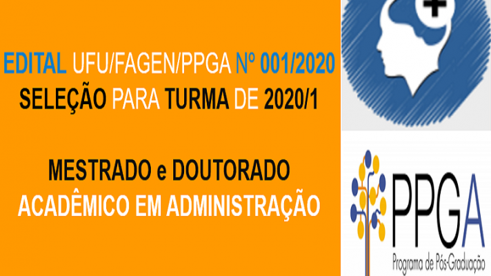 Seleção de Programa de Pós-graduação PPGA FAGEN - Mestrado e Doutorado em Administração 2021/1